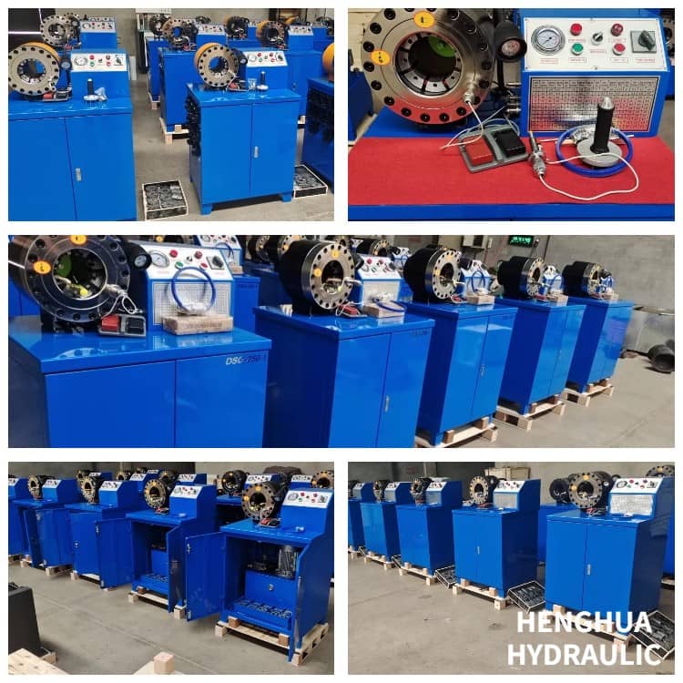 Factory Sales Quick Change 6 Patent 1/4-2 Hydraulic Hose Crimping Machine Hose Pressing Machine For Rubber Hose